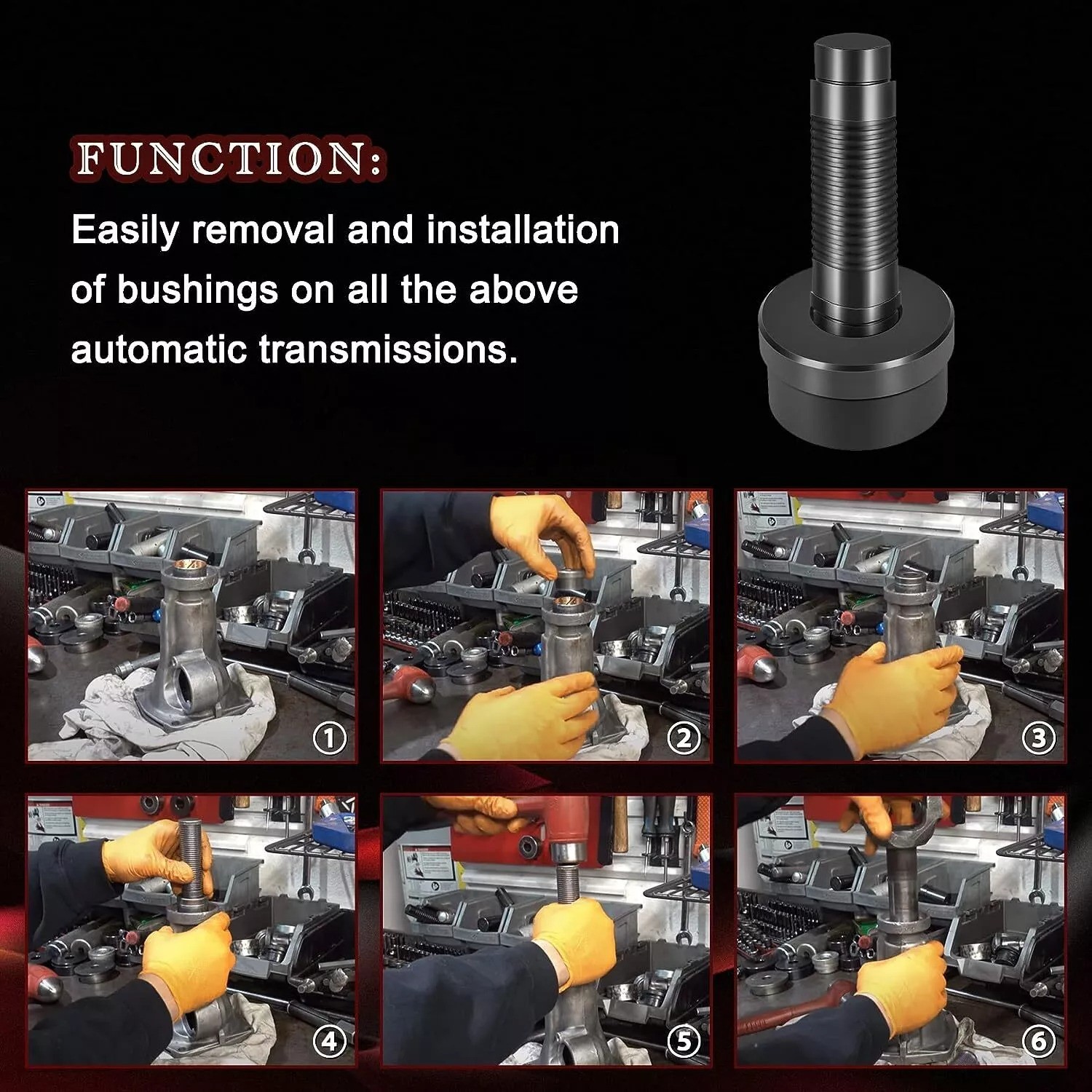 T-0220-39 Master Bushing Driver Set for Chrysler GM Ford Transmissions Bushing