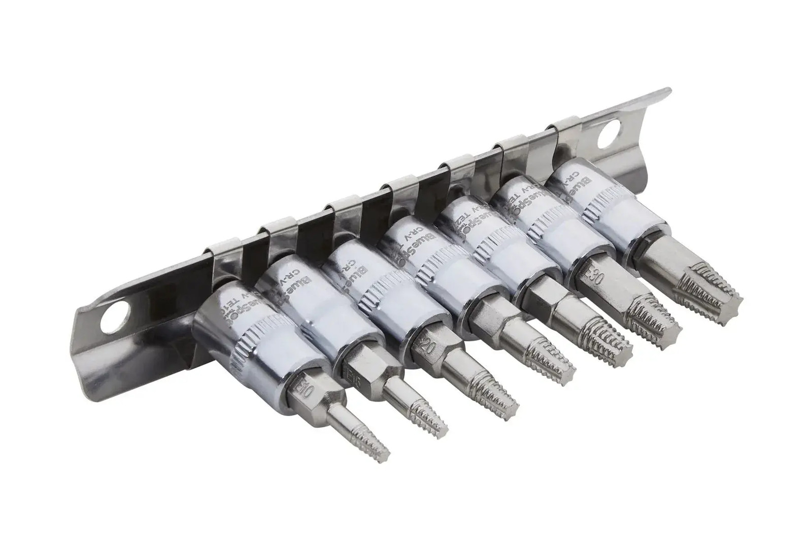 Blue Spot 22315 1/4″ Damaged Torx Fastener Removal 7 Piece Set (T10-T40)