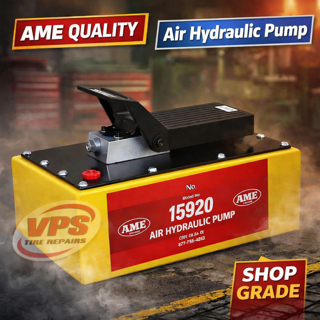 AME 15920 5-Quart Air Hydraulic Pump – Steel Reservoir, 10,000 PSI