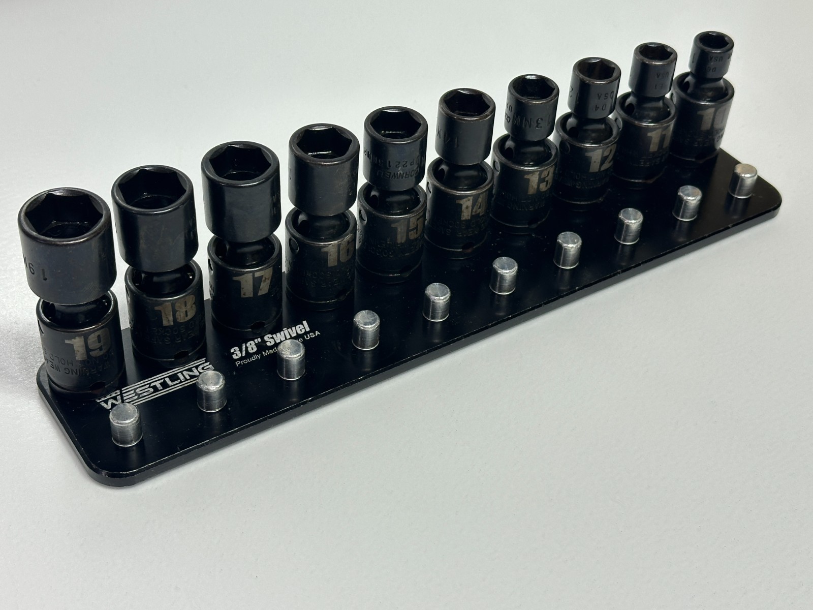 🇺🇸Cornwell Tools USA 10pc Metric Swivel Universal Impact Socket Set 3/8″ Drive