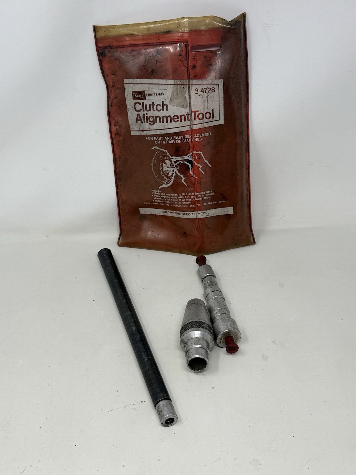 Sears Craftsman USA 4728 9-4728 Clutch Alignment Tools Set in Original Pouch