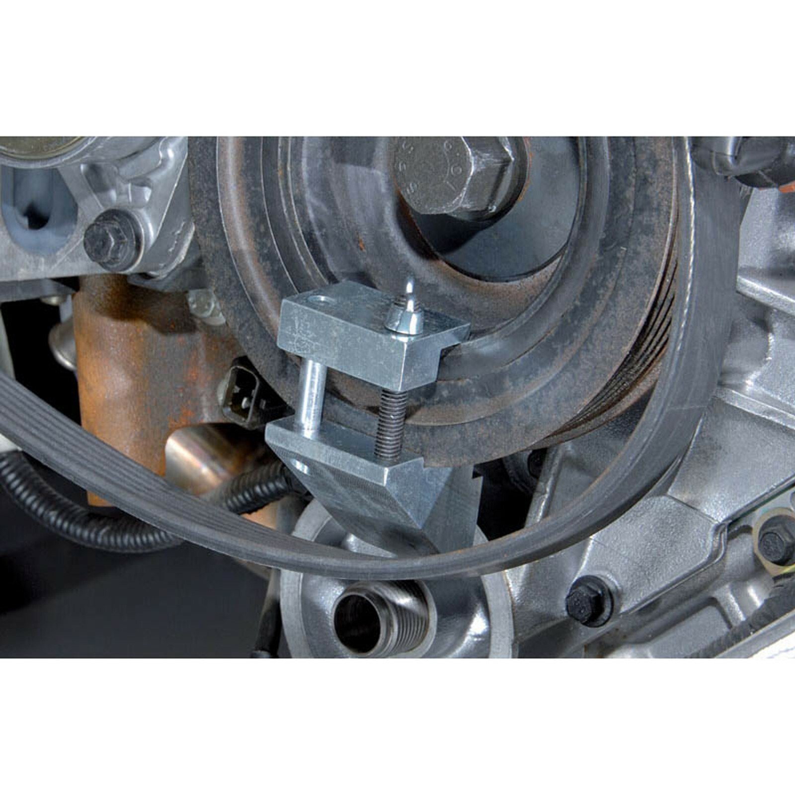 Auxiliary Elasticated Stretch Ribbed Pulley Drive Belt Removal Installation Tool