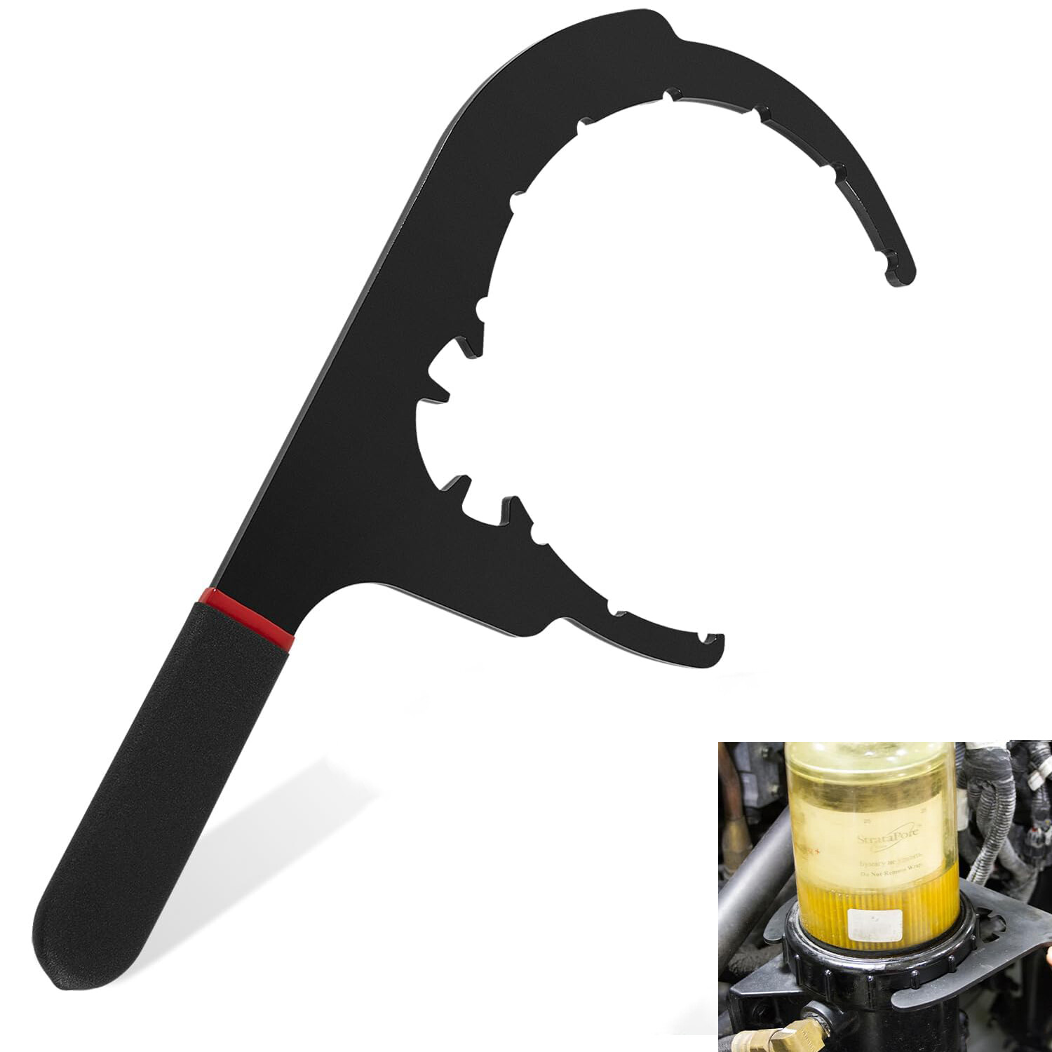 61110 Fuel Filter Wrench 6” Oil Filter Removal Tool For Detroit Diesel Engines