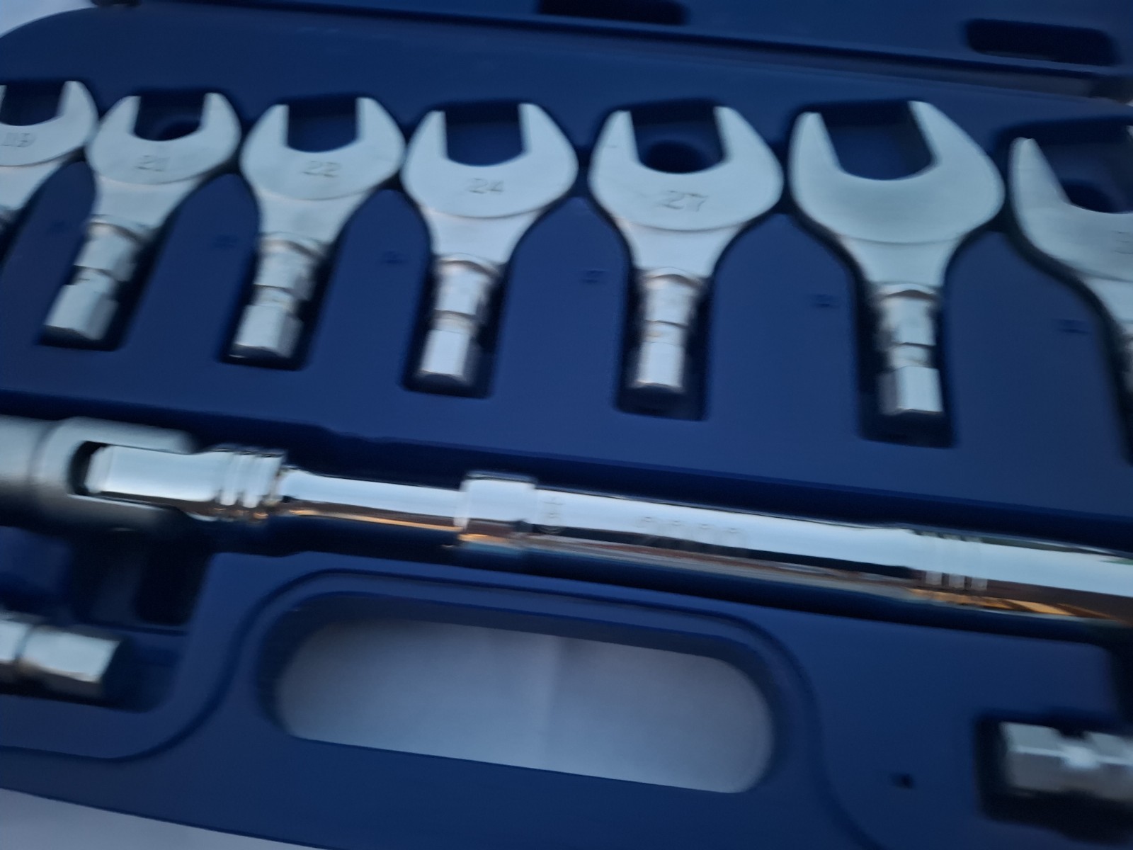 Boxed NOS LASER 10 piece obstruction spanner head tool set Never Used