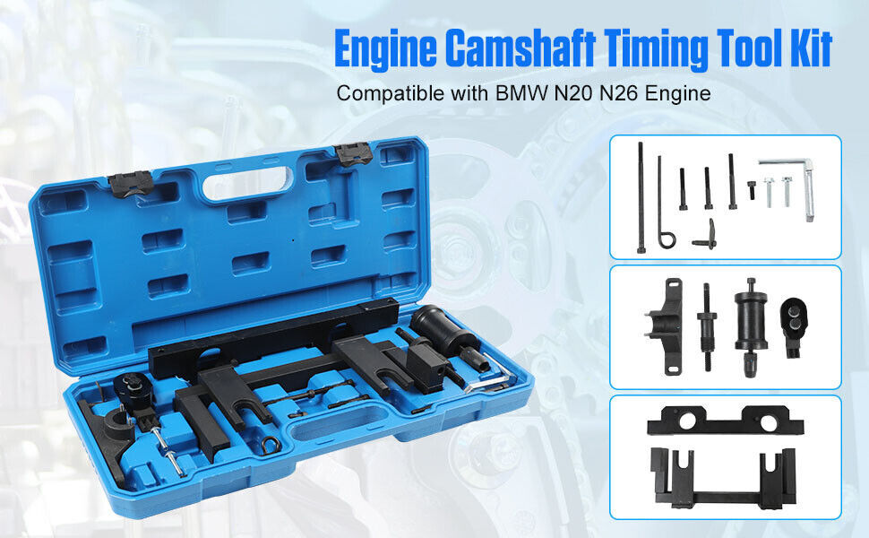 for BMW N20 N26 Engines Camshaft Alignment Timing Locking Tool w/Flywheel Holder