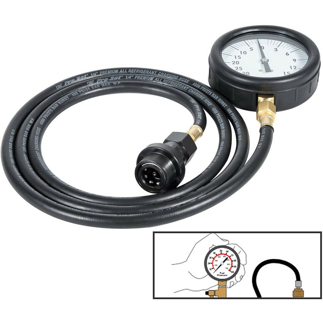 TU-32-6 Fuel Pressure System Vacuum Test Kit For GM 6.6L Duramax Diesel Engines