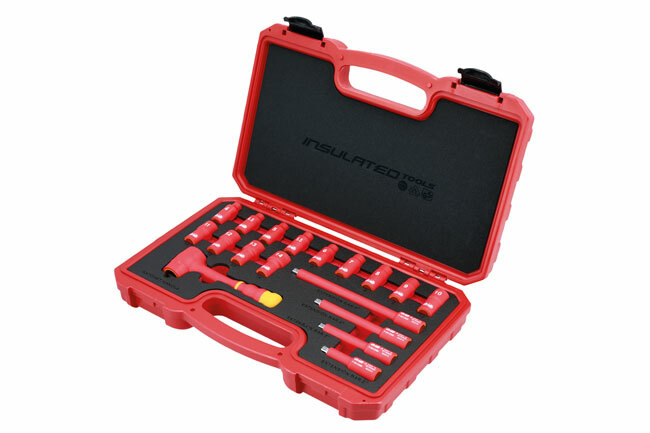 Laser 6145 Insulated Socket set 1/4″D 18 Piece