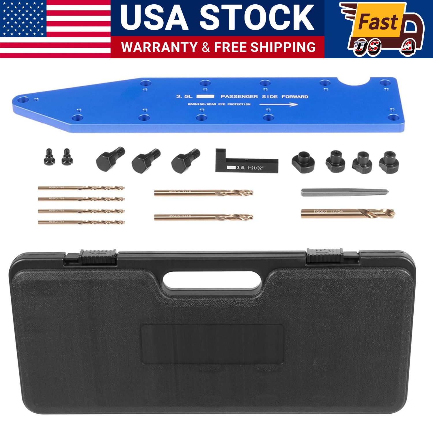 Manifold Drill Template Kit fits for Ford 3.5L Ecoboost Remove Broken Exhaust