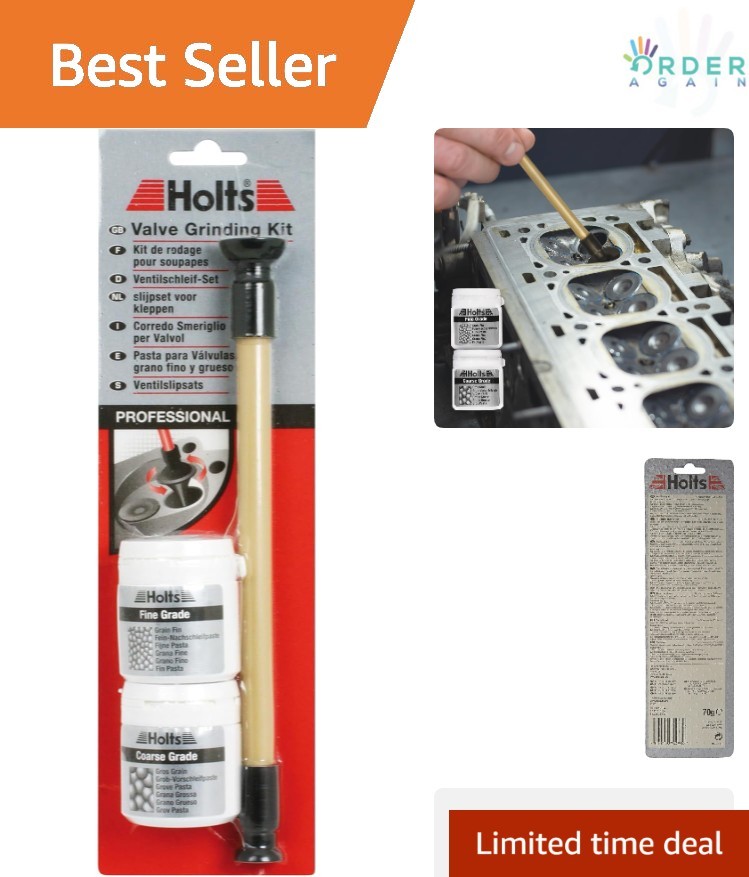 Valve Lapping & Polish Kit Alloy Steel Carbide for Cylinder Head Sealing