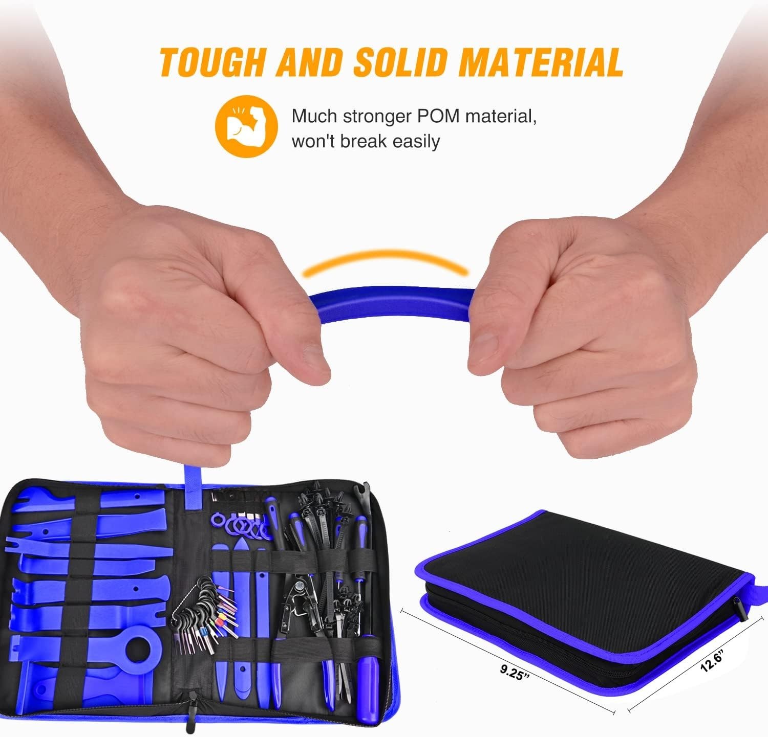 Nylon Trim Removal Tool Kit 238Pcs for Automotive Panel Radio and Clip Removal