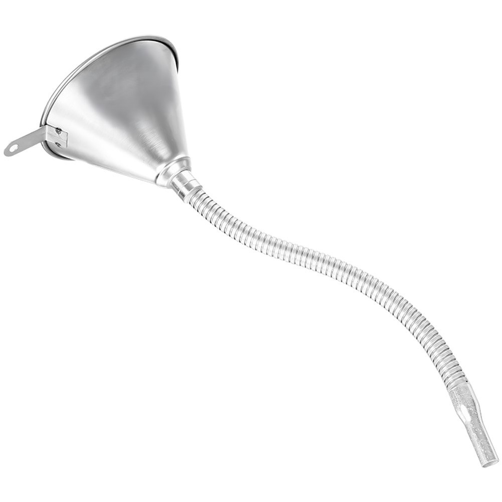 Flexible Iron Fuel Funnel with Filter for Car Motorcycle Truck Oil Filling Tool