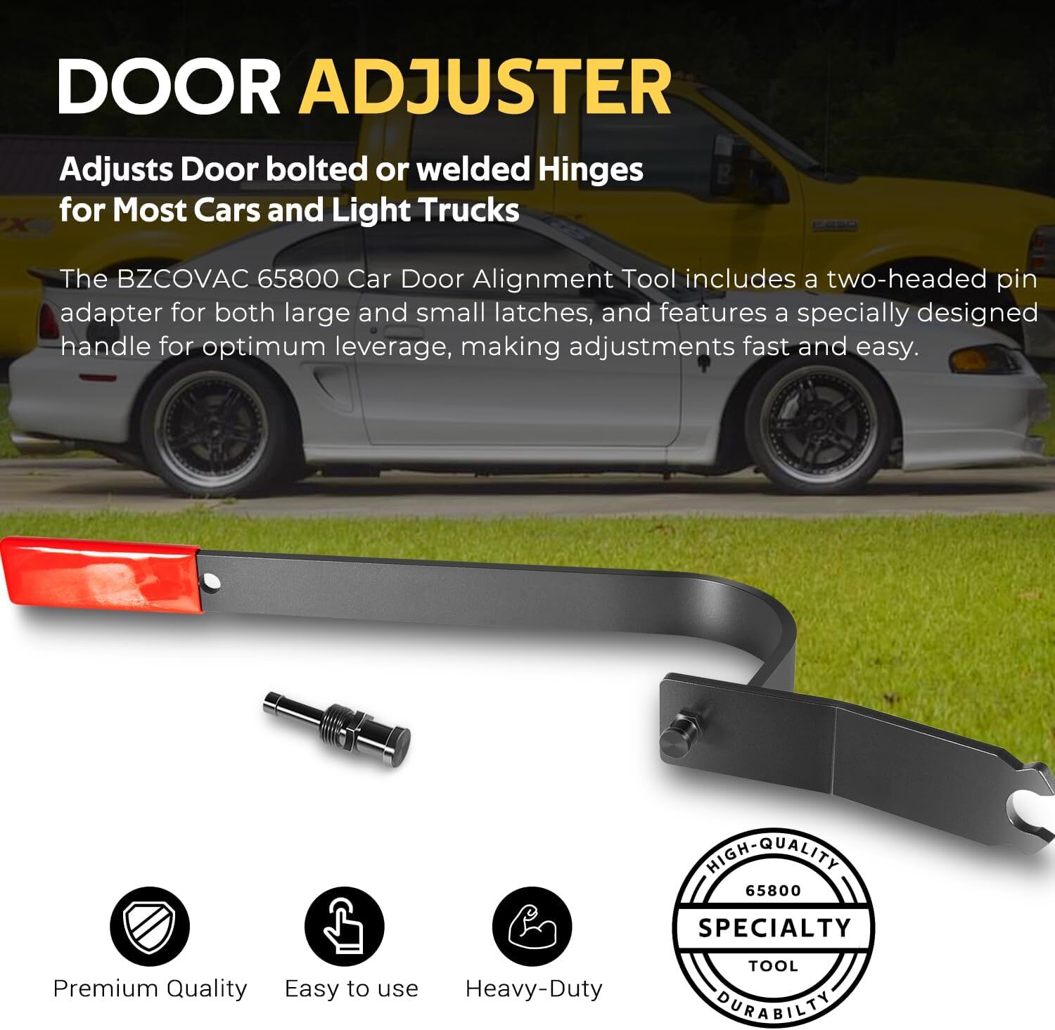 Car Door Adjuster, Door Alignment Tool for Cars and Light Trucks with Bolted