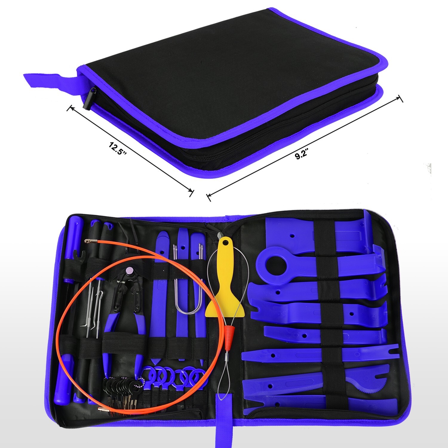 Nilight 40Pcs Trim Removal Tool Auto Terminal Removal Key Tool
