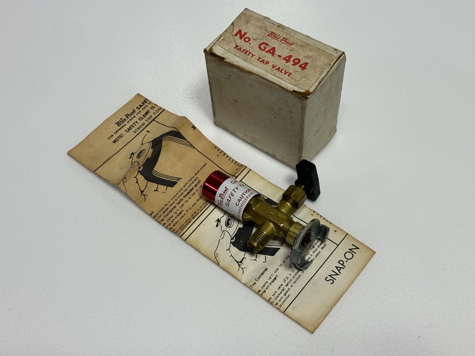 Blue-Point Tools GA-494 Safety Tap Valve w/ Box & Paperwork