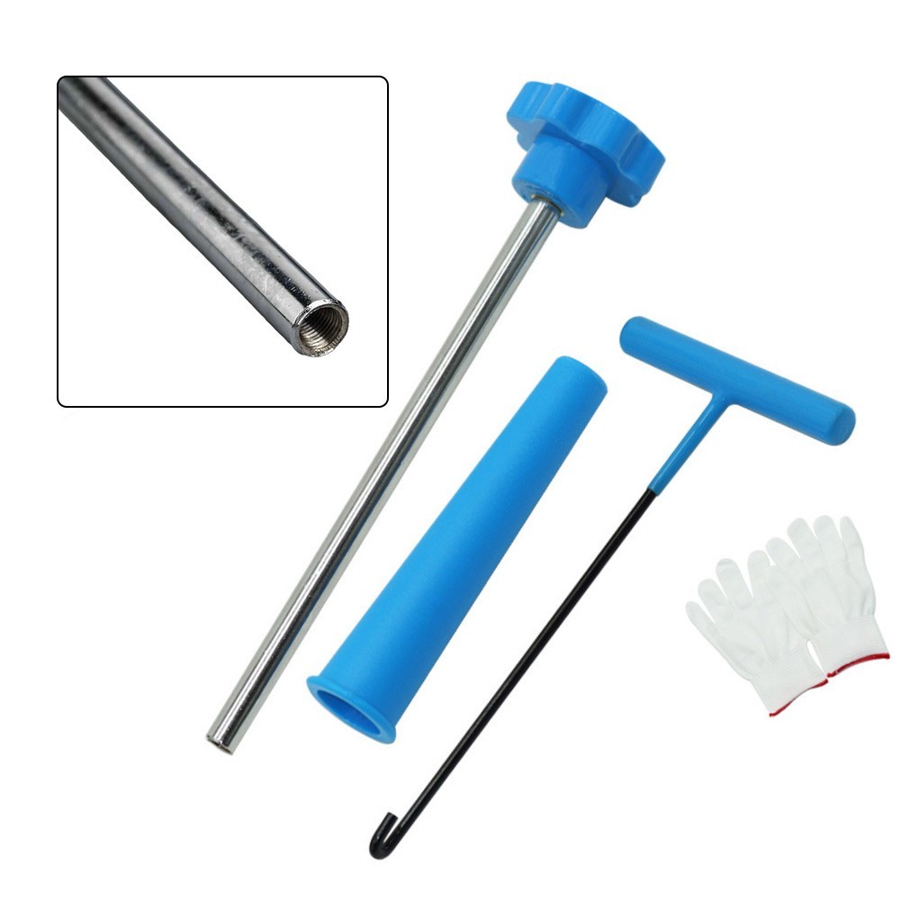 1 set of Valve installation tool, tire repair tool, tire repair valve core tool