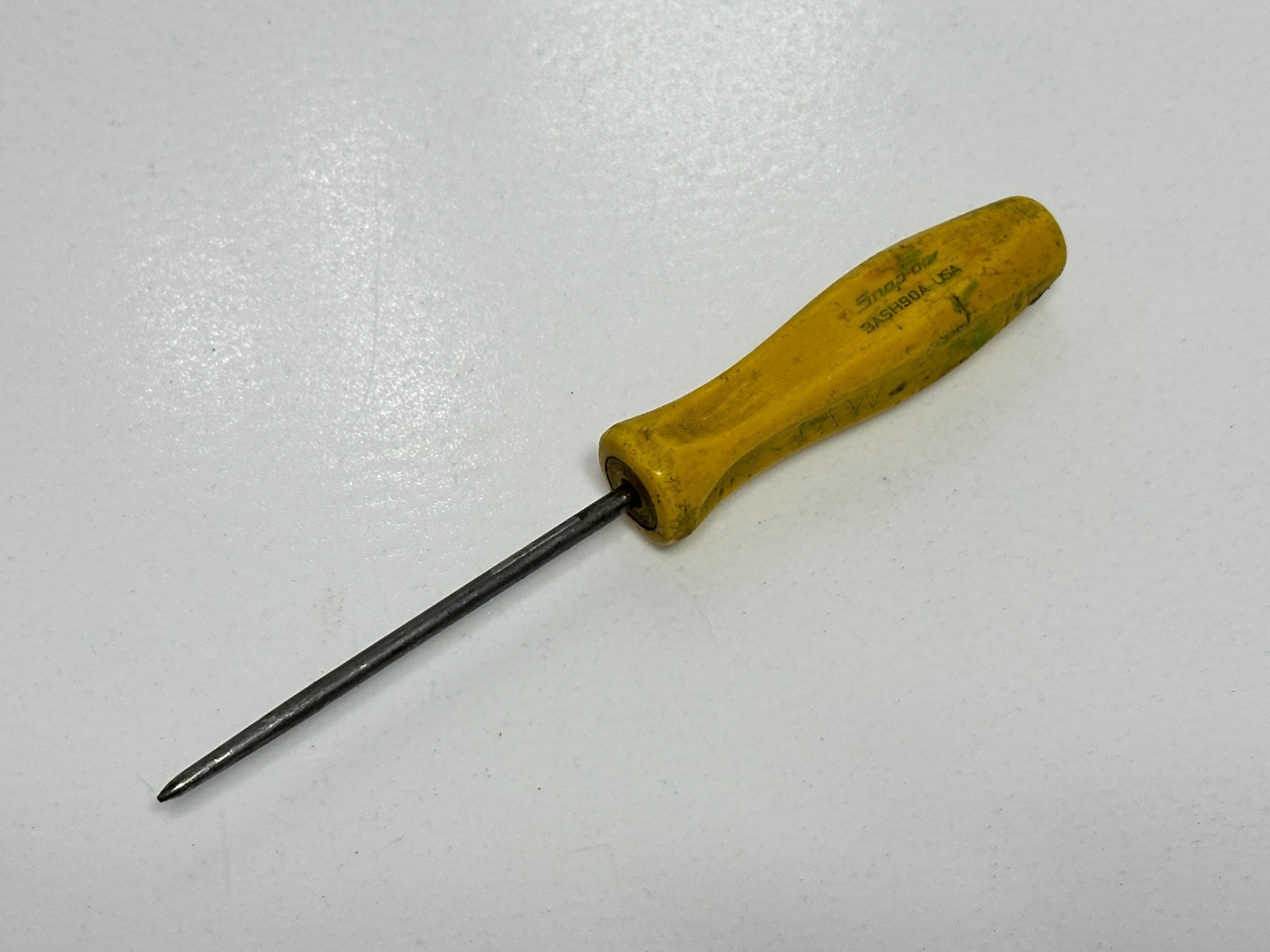 Snap-on Tools USA 3ASH90A CLASSIC YELLOW Straight Pick Awl Hard Handle