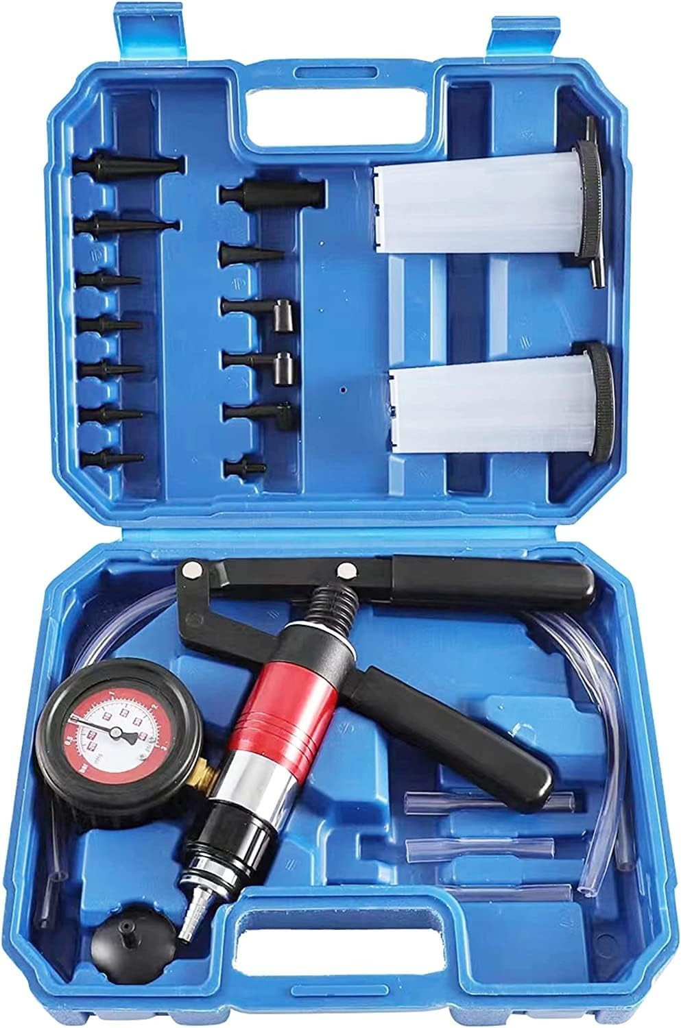 Multifunctional Vacuum Pump Tester Set with Adapters for Efficient Brake Repairs