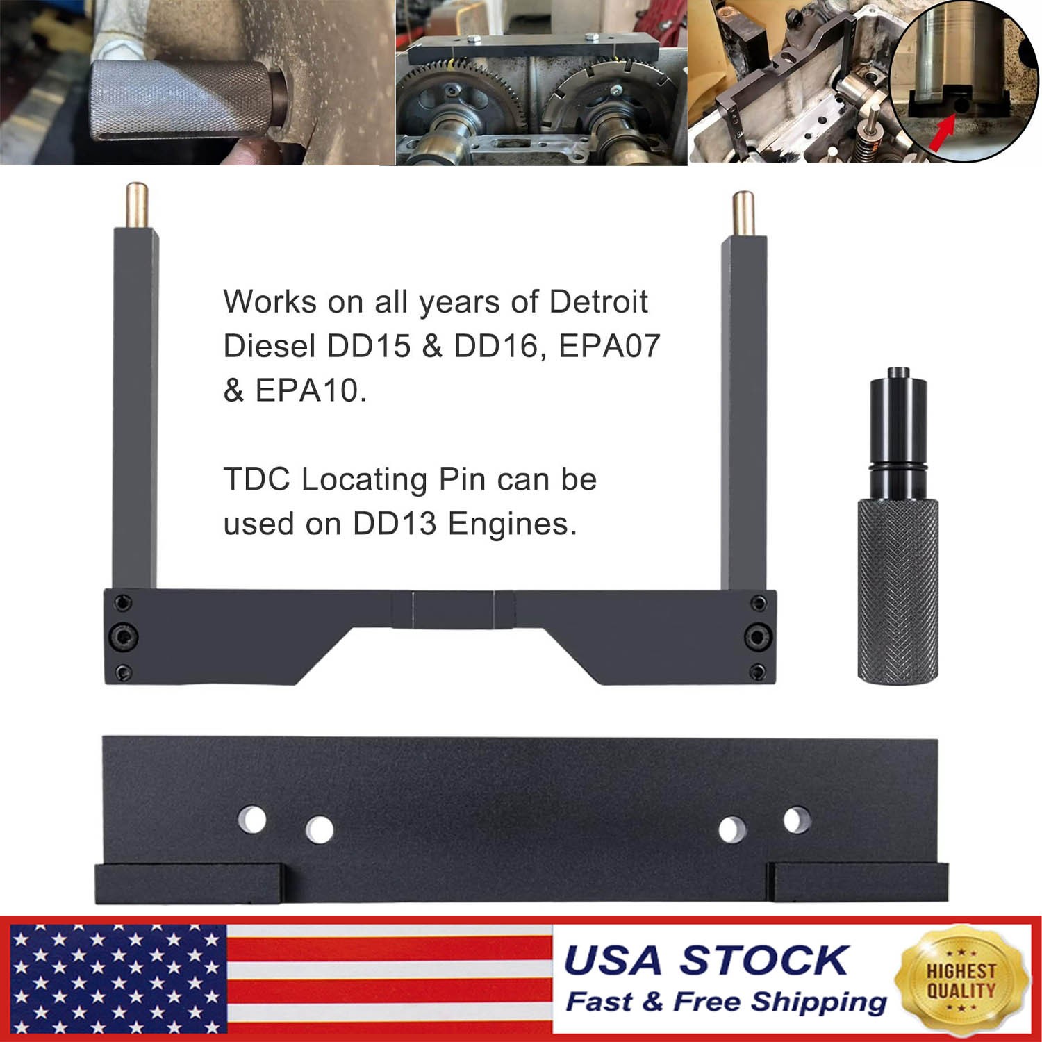 Camshaft Timing Tool W470589104000 Locating Pin W470589001500 For Detroit Diesel