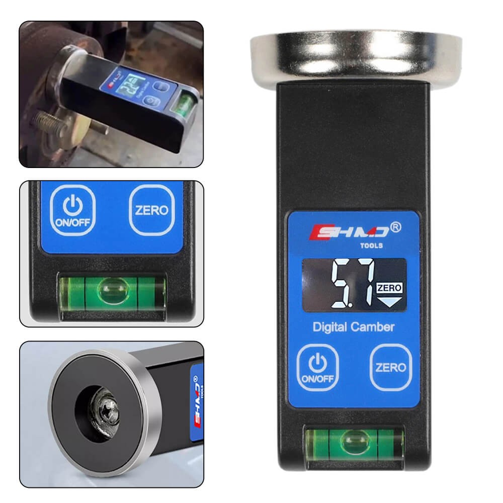 Magnetic Wheel Alignment Gauge LCD Adjustable Wheel Alignment for Cars