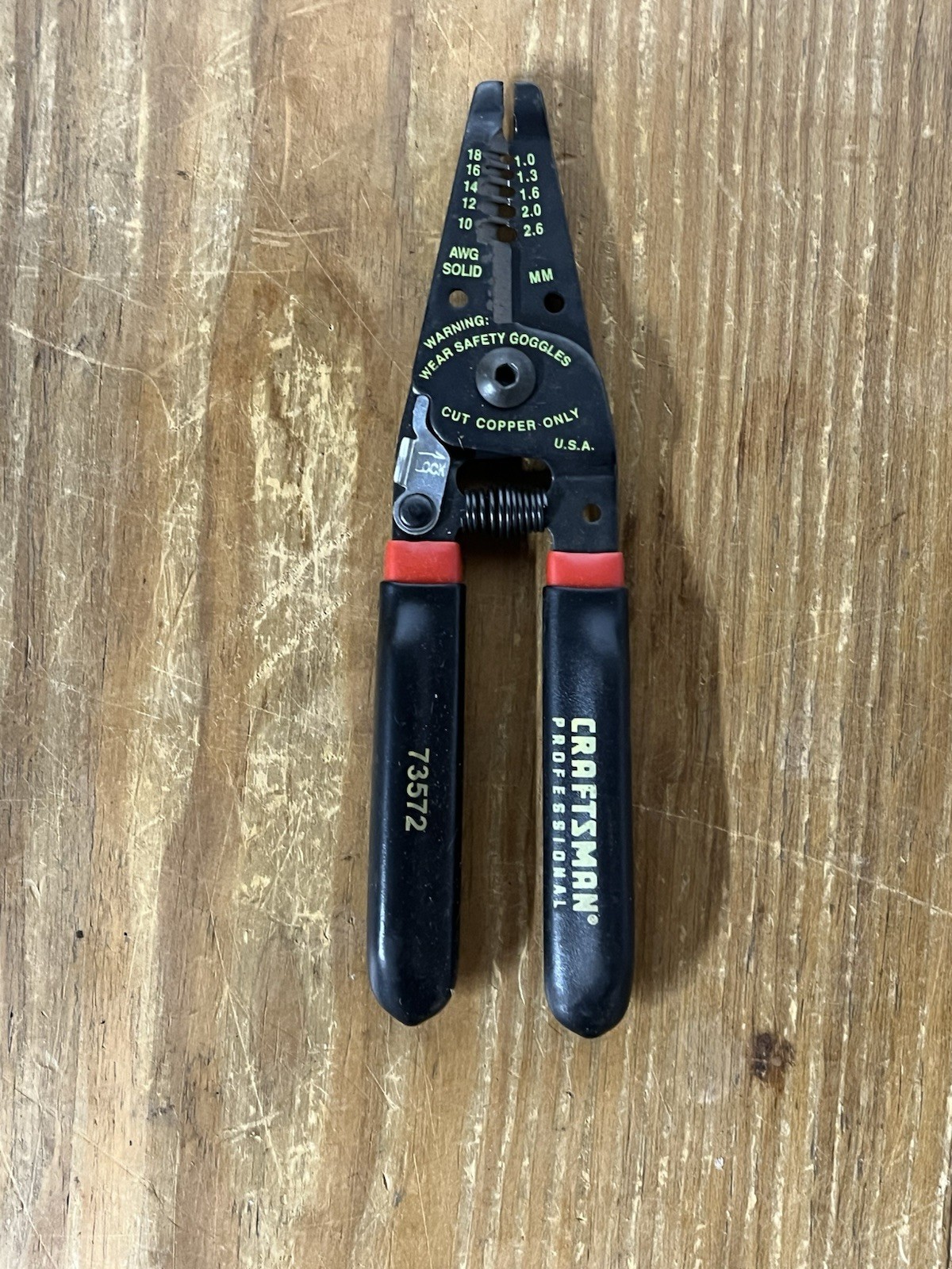 Craftsman Professional 73572 Wire Stripper Cutter 10-18 AWG (Similar To 73573)