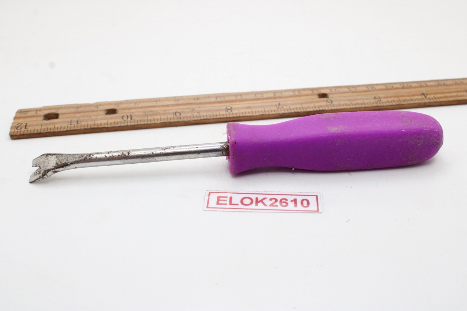 ProSource Tools Trim Pad Clip Removal Tool 7″ Purple Hard Grip