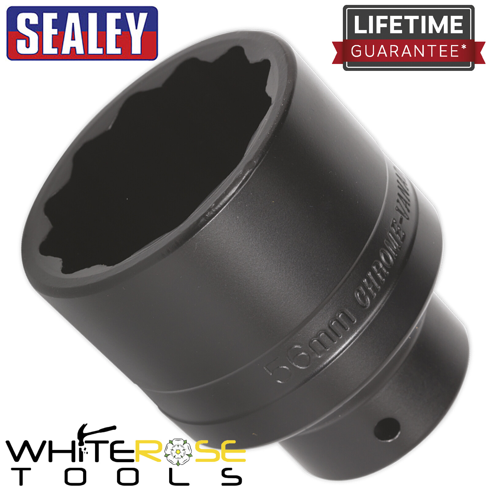 Sealey Impact Socket 56mm Bi-Hex Deep 3/4″Sq Drive