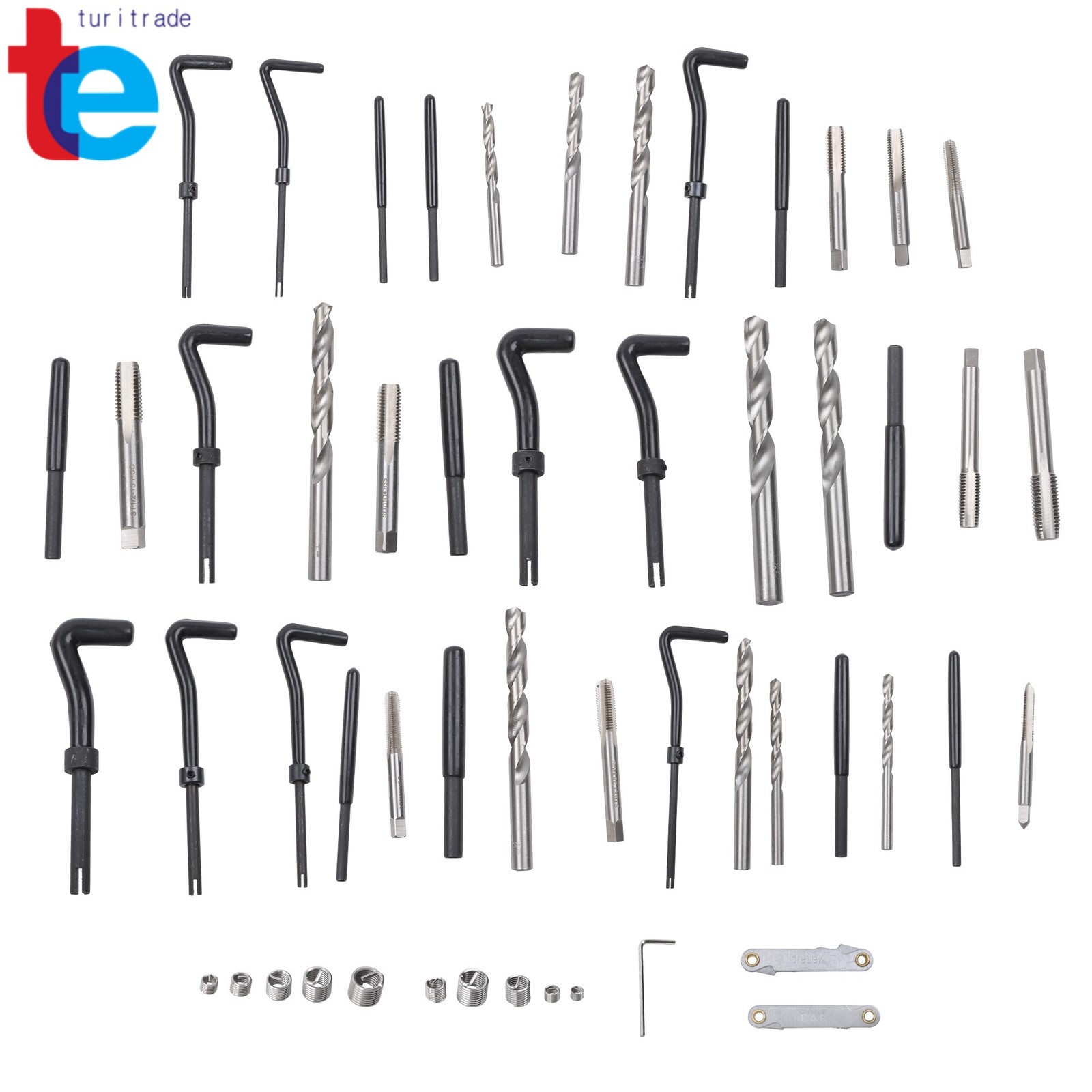 Helicoil Thread Repair Kit 338-Piece SAE and Metric Rethreading Tool Kit