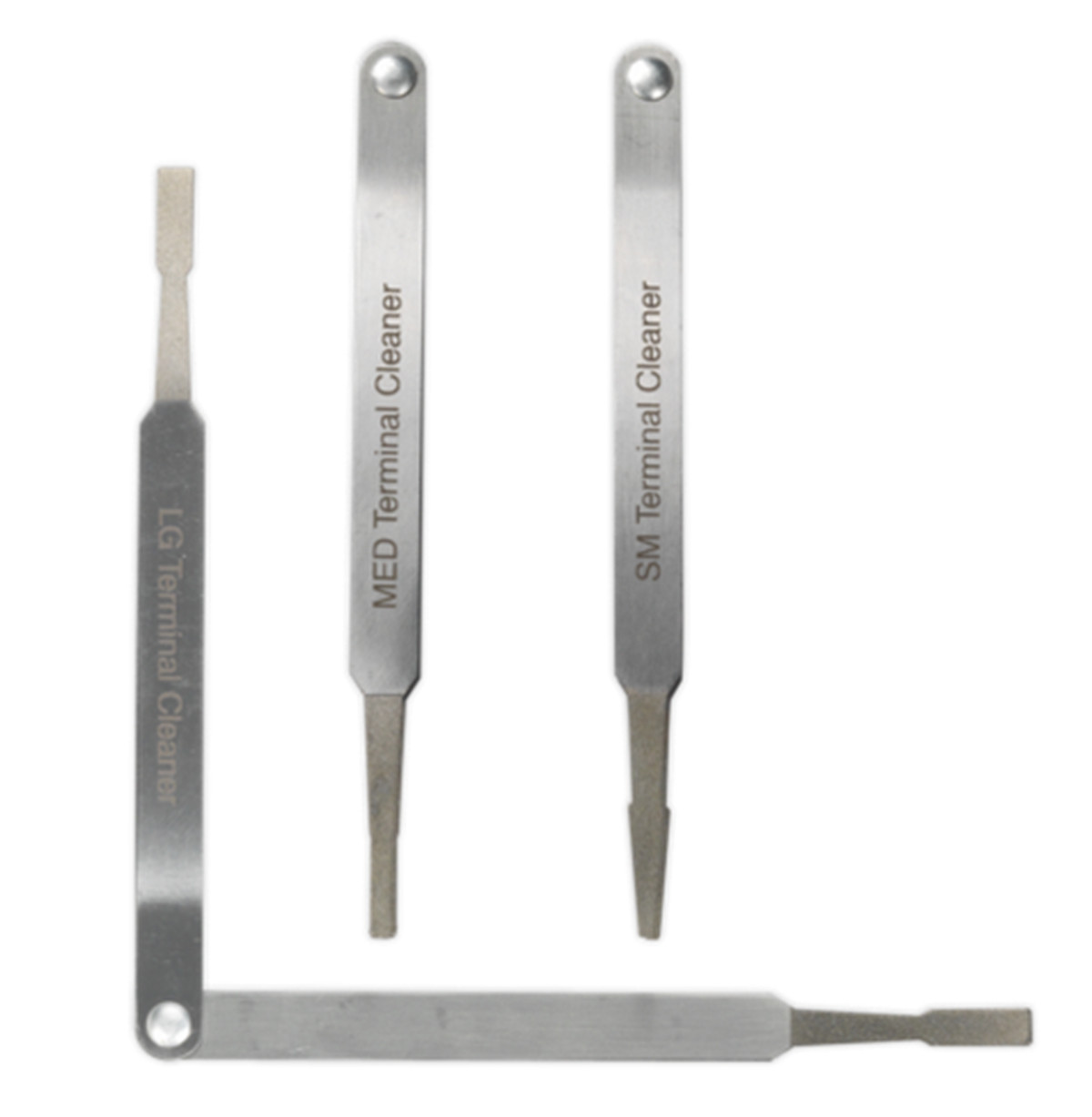 3Pcs Car Terminal Cleaner Tool Kit Fit for Spade Pin Electric Connector Tweezer