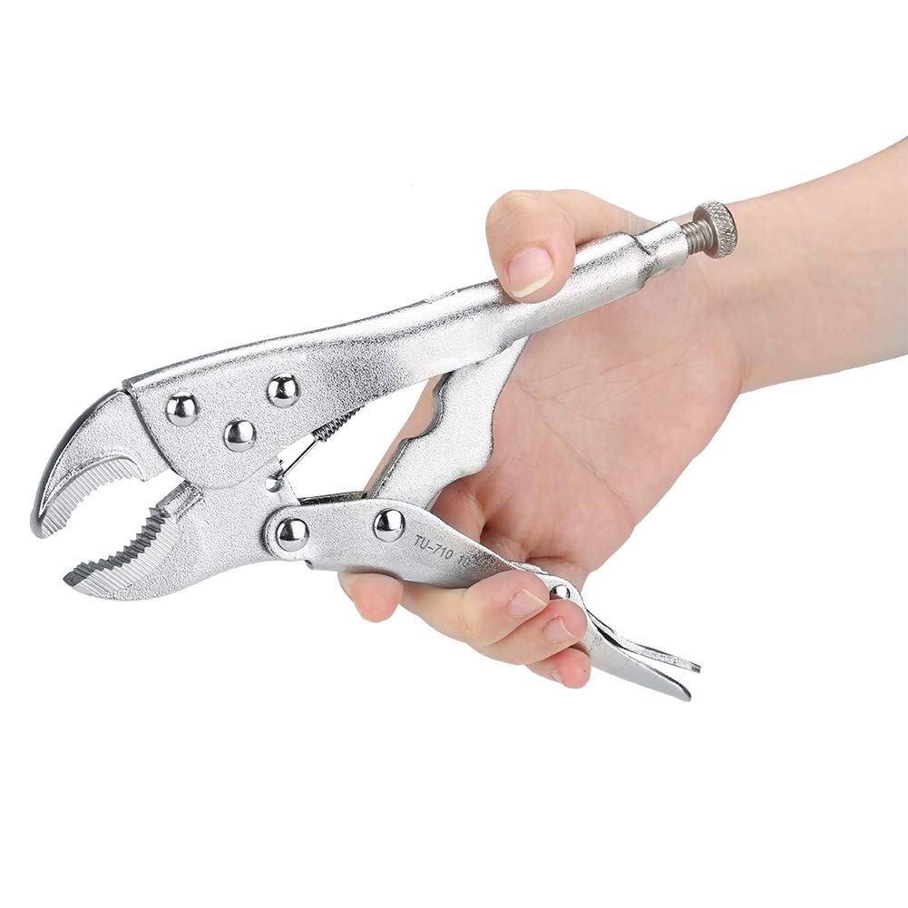 Locking Pliers, 10-Inch Bench Vise Handles in Chrome Vanadium Steel, Adjustable…