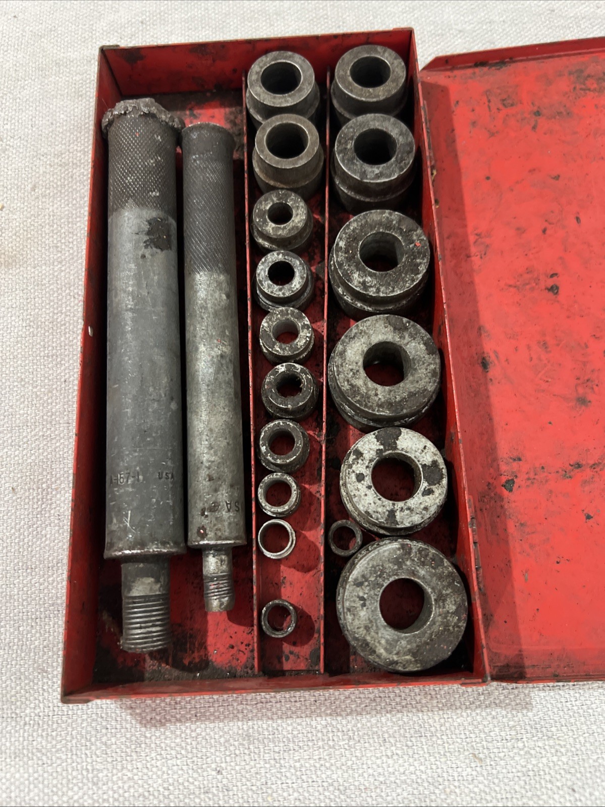 Vintage Snap-on Bushing Driver Set w/ Box (A-157-1-2)
