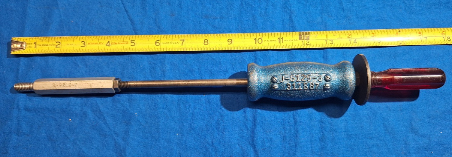 Kent-Moore J-6125-3 & J-6125-2 transmission front pump remover slide hammer USA