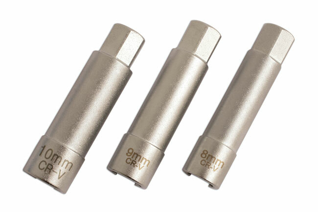 Laser 5389 Glow Plug Socket Set 3 Piece