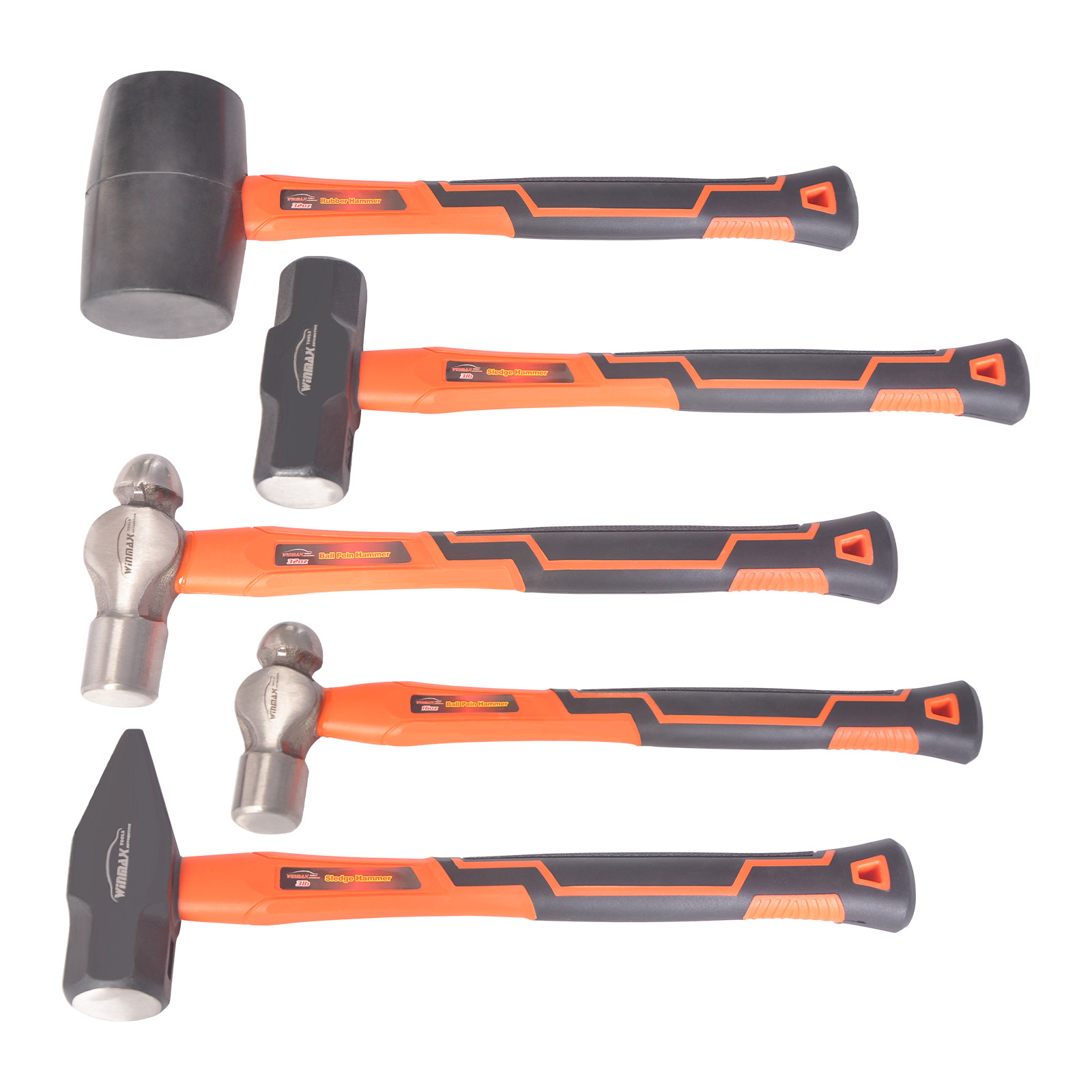 Hammer Set Blacksmith Propane Forge Hand Tool Shop Pro Garage Kit Pro Set 5pc
