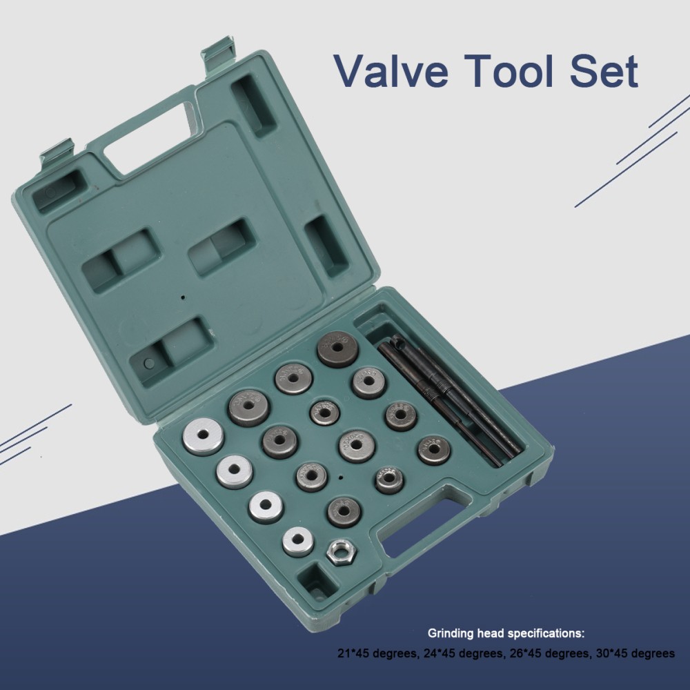 Universal Valve Seat Reamer Grinding Wheel Set Repair Cutter Valve Tool Set USA