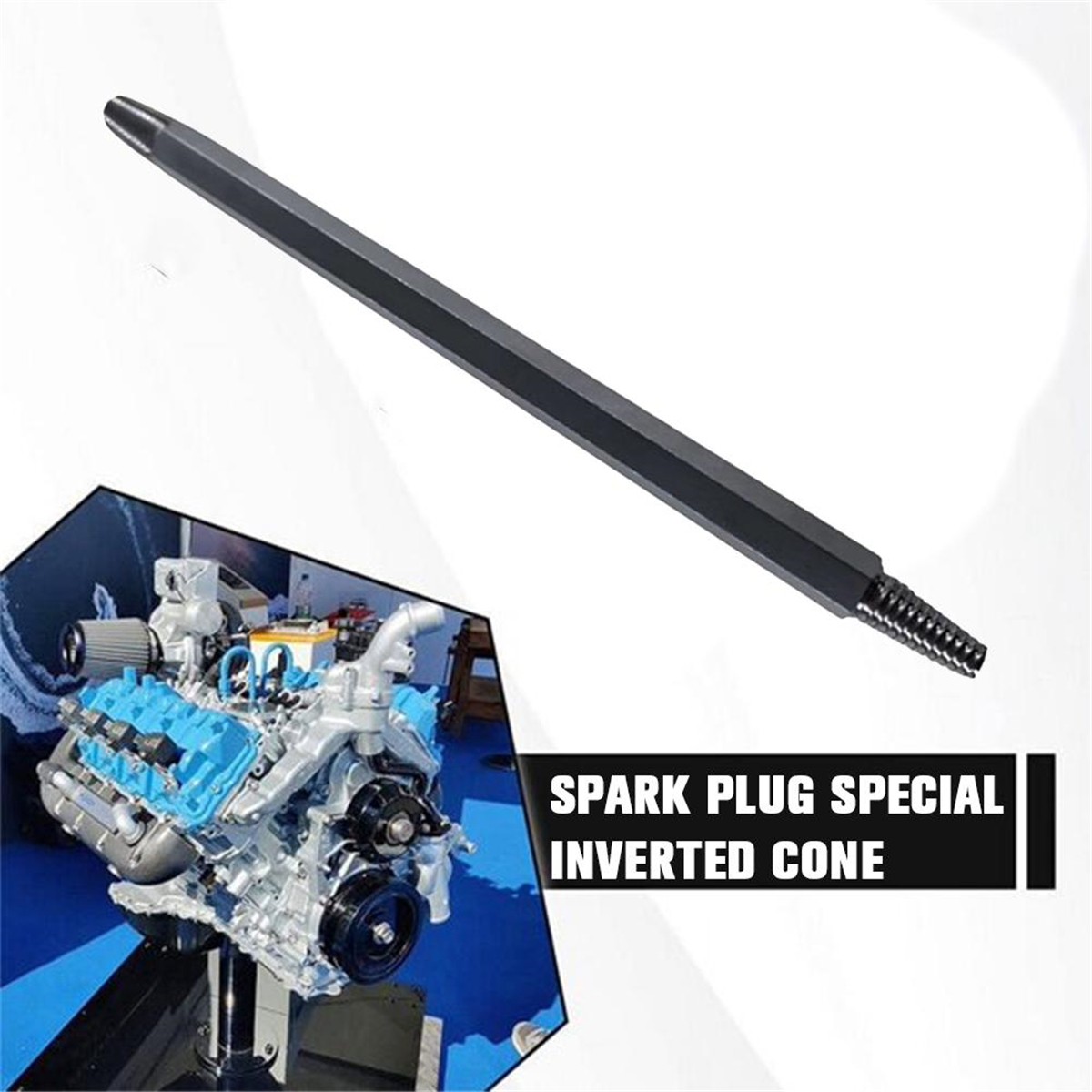 Reverse Thread Tap Automotive Broken Spark Plug Removal Tool Screw EXTRACTOR Kit