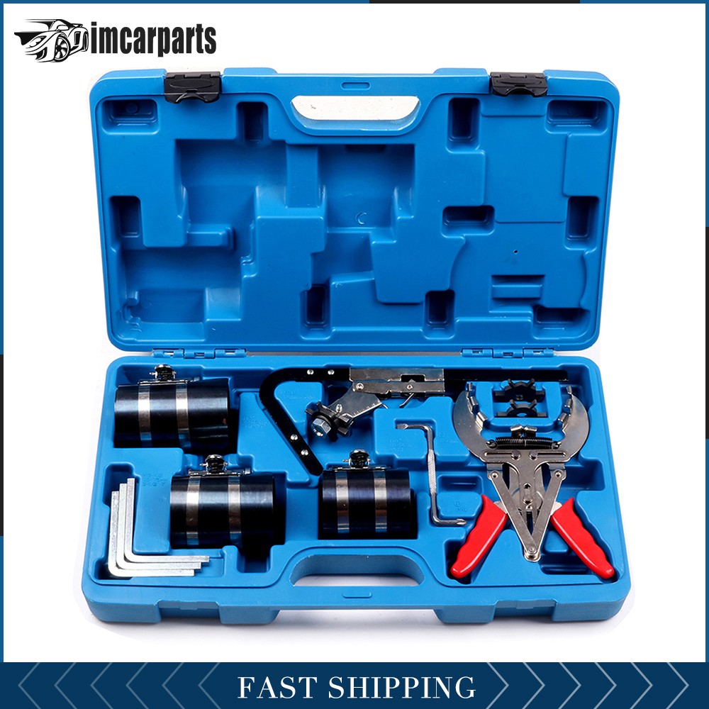 Piston Ring Tool Kit with Ring Groove Cleaner Auto Truck Cleaning Service Set