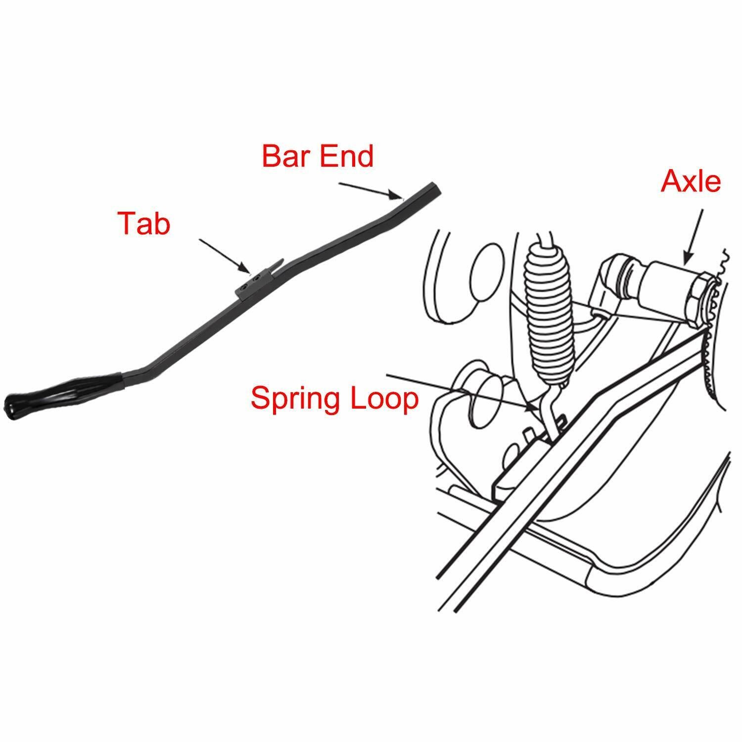 5081 S-Cam Air Brake Spring Tool Replace 5081 Heavy Duty Steel (Black)