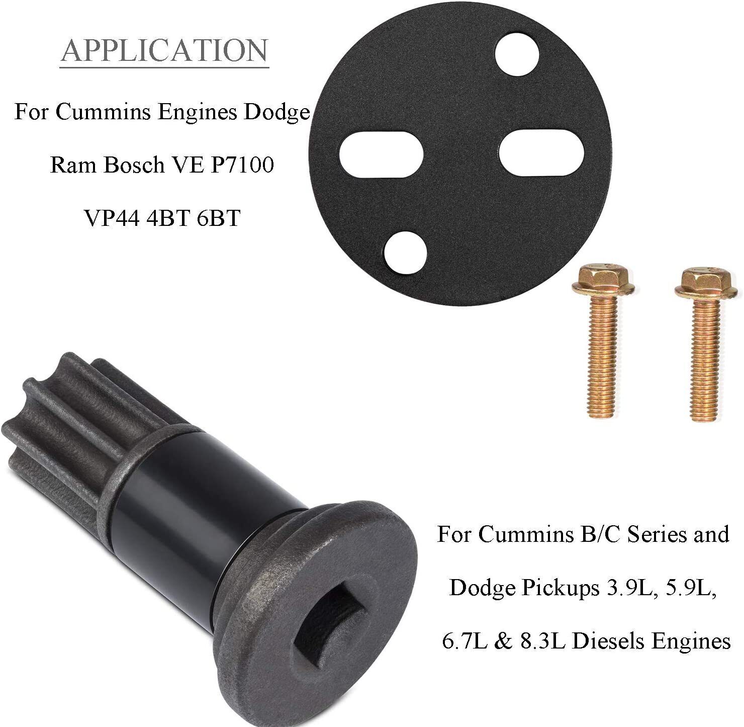 Injection Pump Gear Puller & Engine Barring Tool for 1989-02 Dodge Ram Cummins