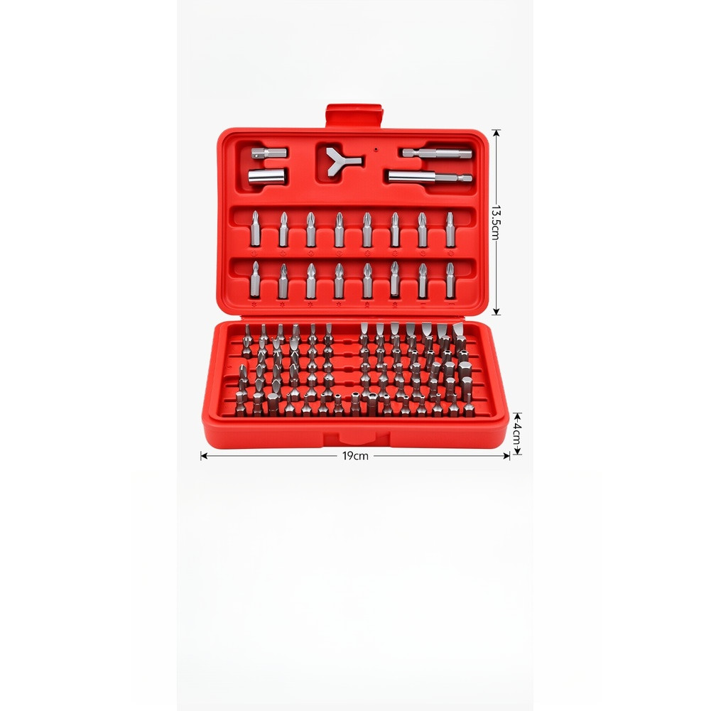 For cr V Compatible SFor crewdriver Bit Set 100 pcs Chrome Vanadium Steel
