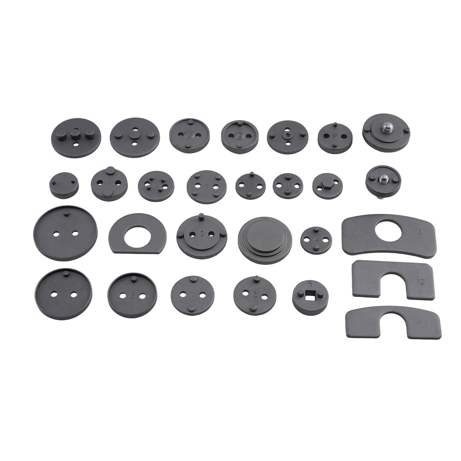 35 Pcs Disc Brake Caliper Compressor Tool Kit W/ 24 Adapters For Most Vehicles