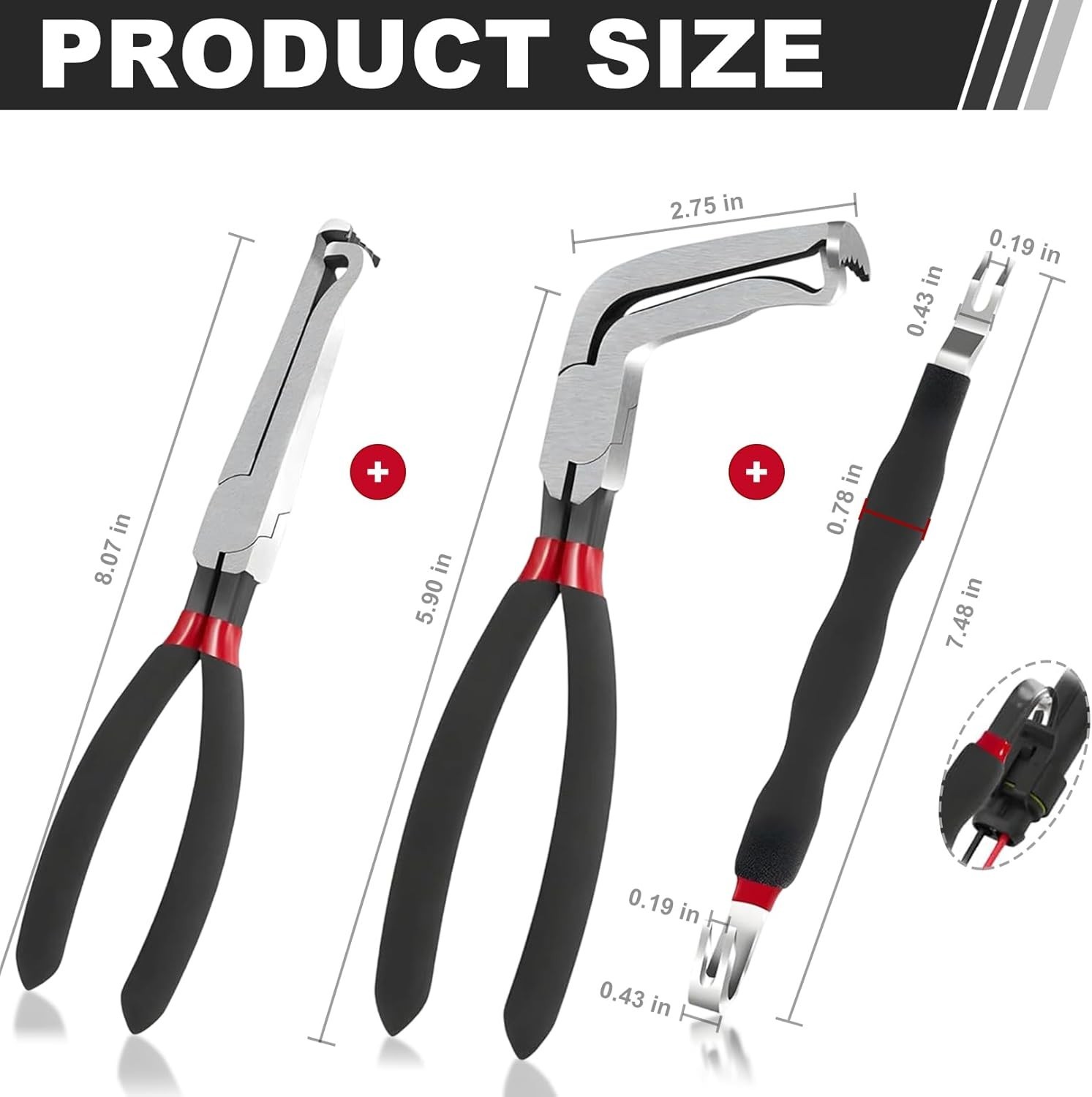 Compact and Durable Electrical Disconnect Pliers Set – Perfect for Tight Spaces