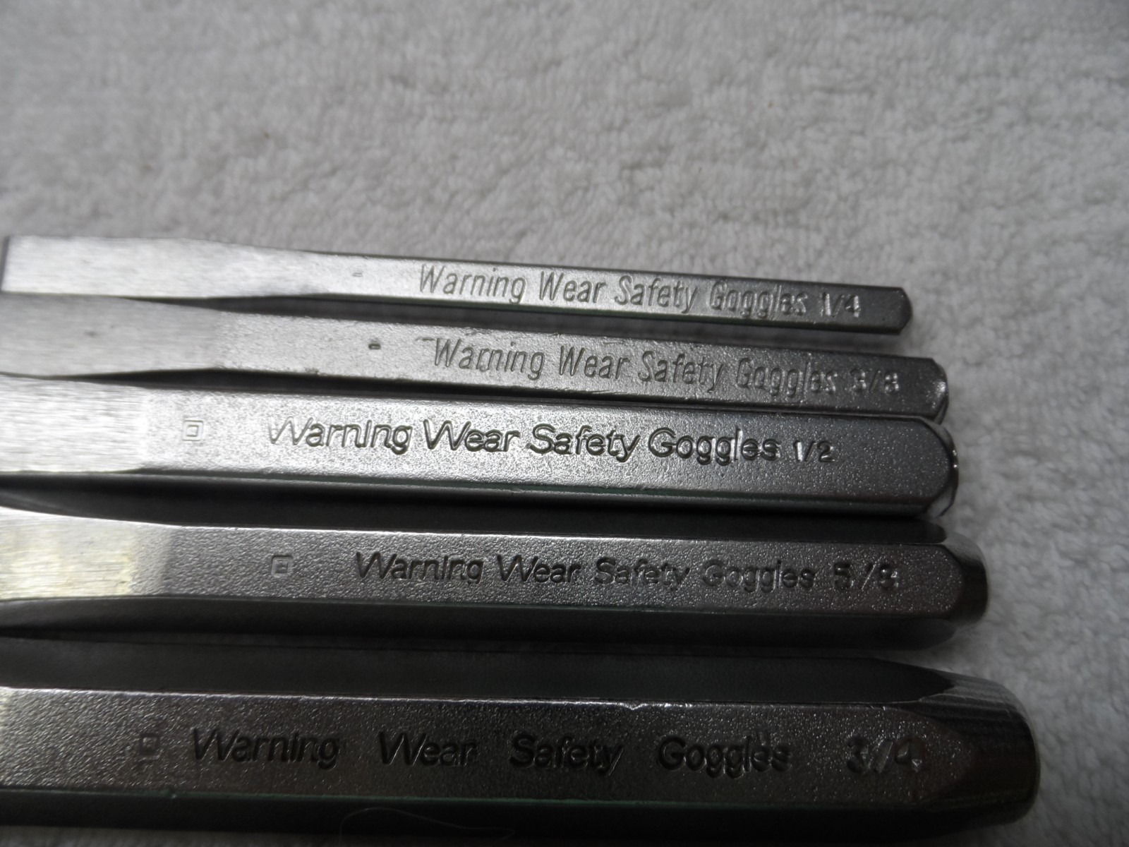 Craftsman Chisel Set, made in USA, PN 42971 to 42976 – 6 pcs (vintage)