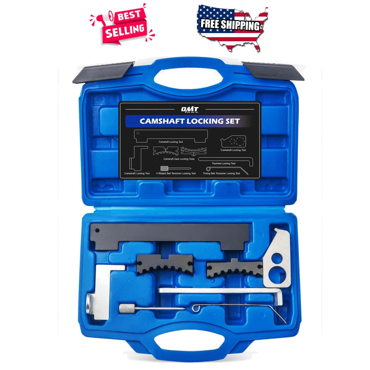 Timing Belt Camshaft Alignment Lock Tool Set for Chevrolet Fiat Alfa 1.4 1.6 1.8