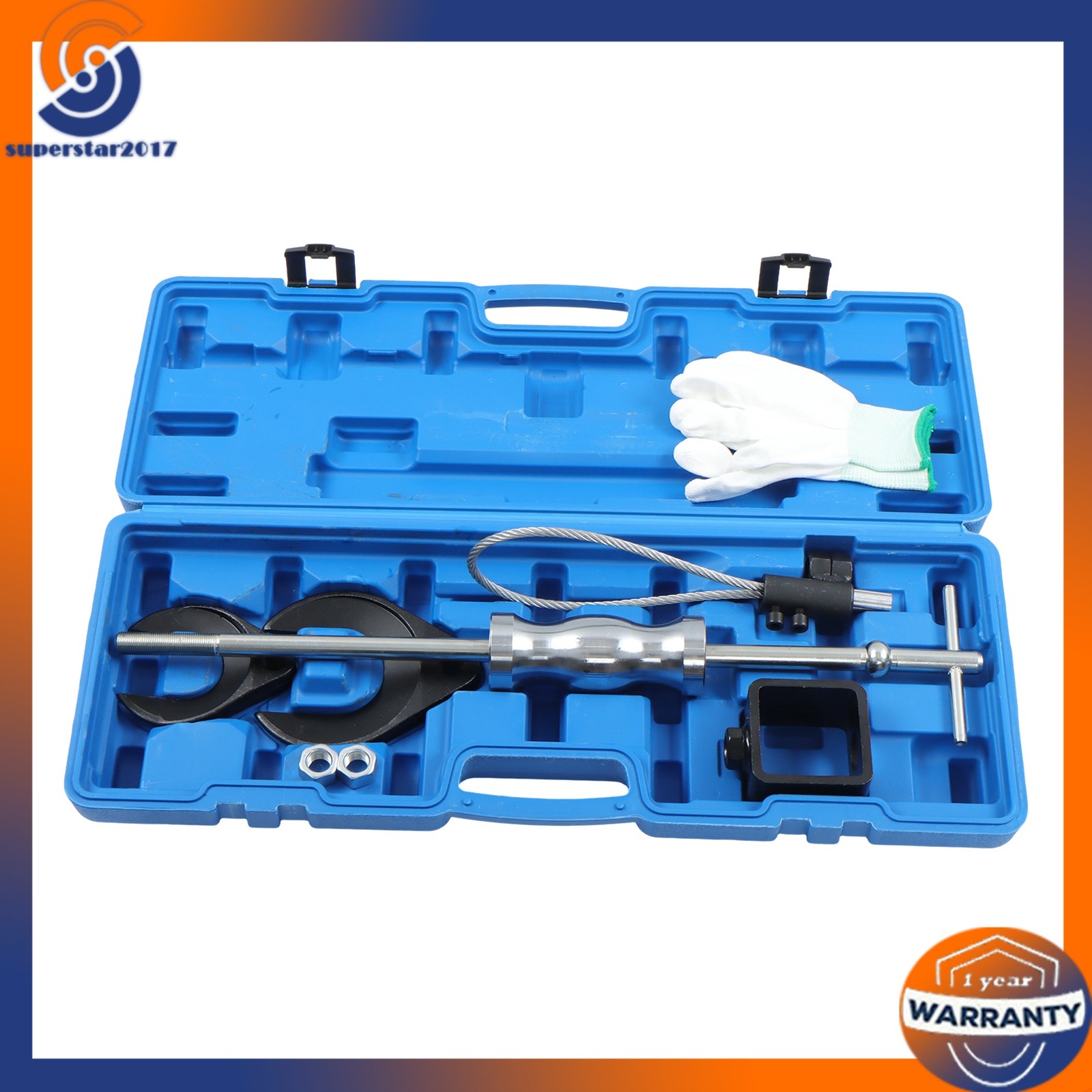 Inner CV Axle Puller Tool Set with 5/8 in-18 Slide Hammer & 2-Inch 2.5-Inch