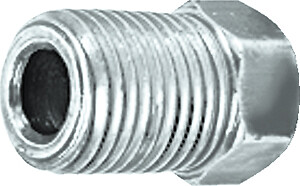S.U.R & R Br210C M10 X 1.0 Blue Inverted Flare Nut (100)