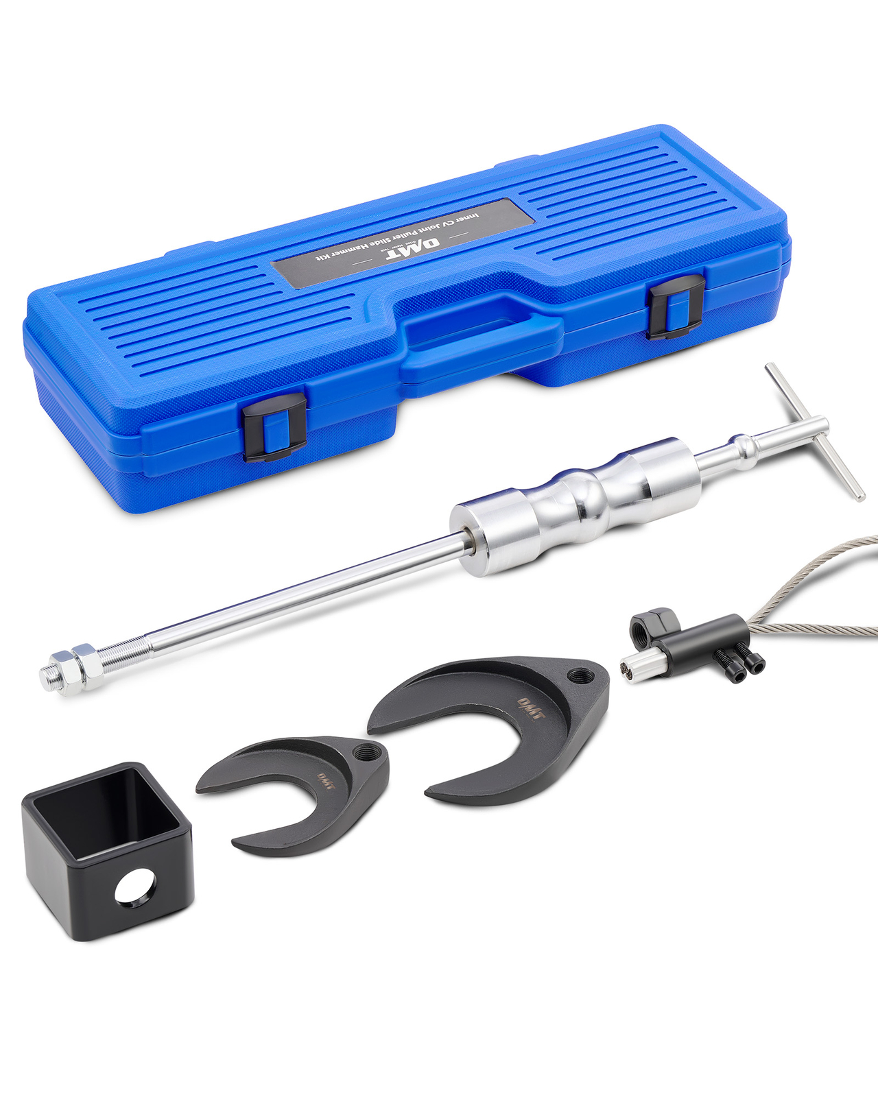 OMT CV Axle Removal Tool Kit CV Joint Puller with Slide Hammer & 4 Adapters
