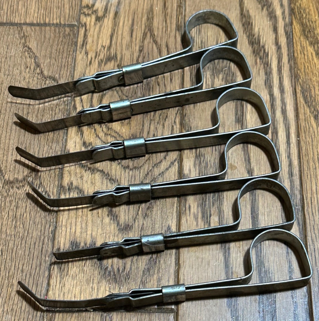 Vintage Tools Feeler Gauge Handle Finger Loop Diesel Valve Offset Set Lot Thick