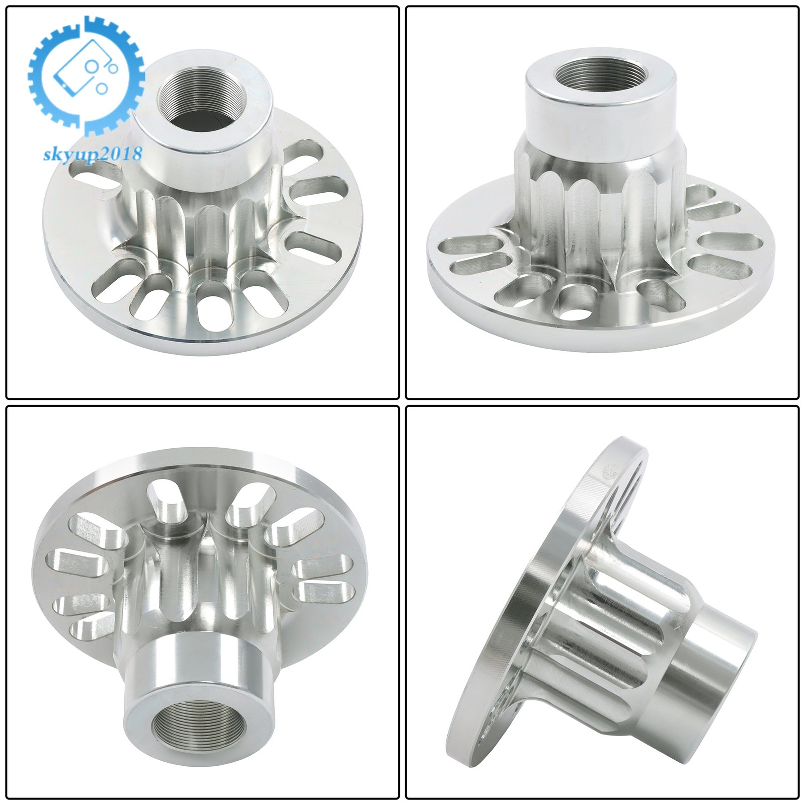 10 Ton Hydraulic Wheel Hub Drive Press Shaft Puller Power 4 and 5 Stud Hubs Bolt