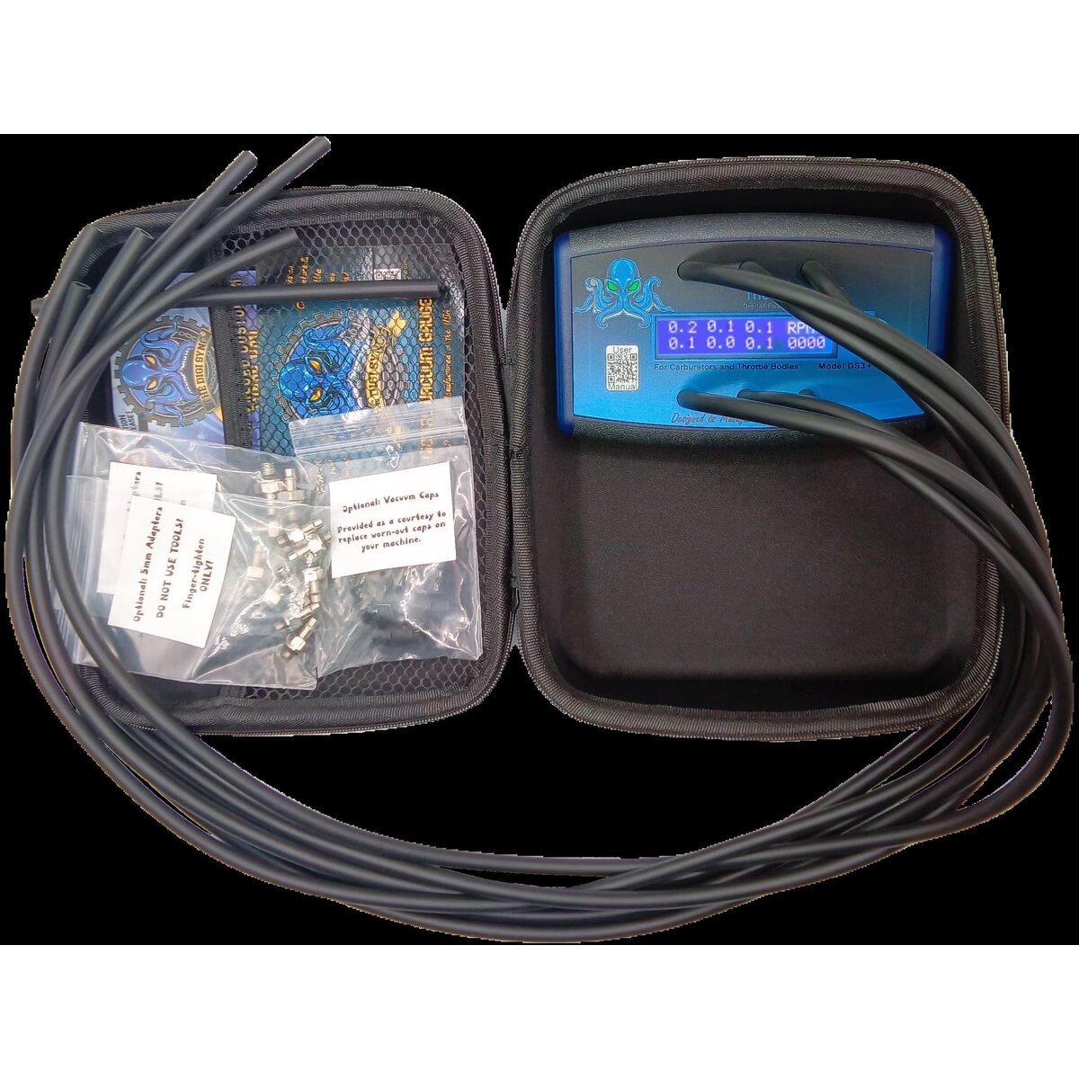 The Digi Sync 6-Channel DS3+ Pro Digital Throttle Body And Carb Sync Tool