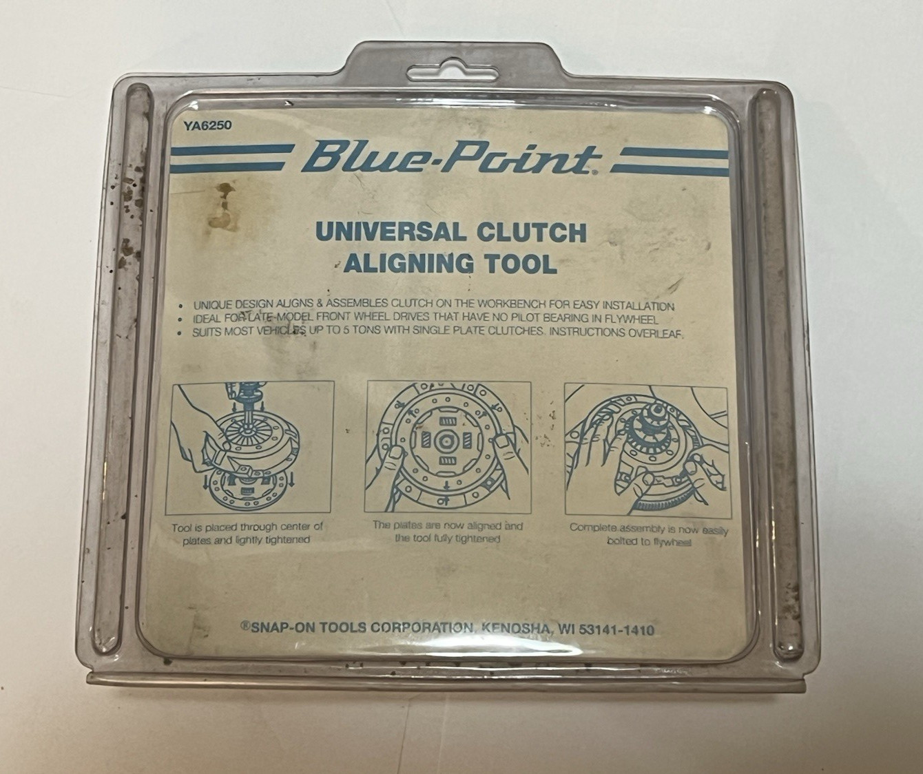 Blue Point YA6250 Universal Clutch Aligning Tool Set NOS